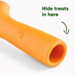 Beco Dog Toy - Natural Rubber Super Stick Fetch Toy for Dogs - Orange