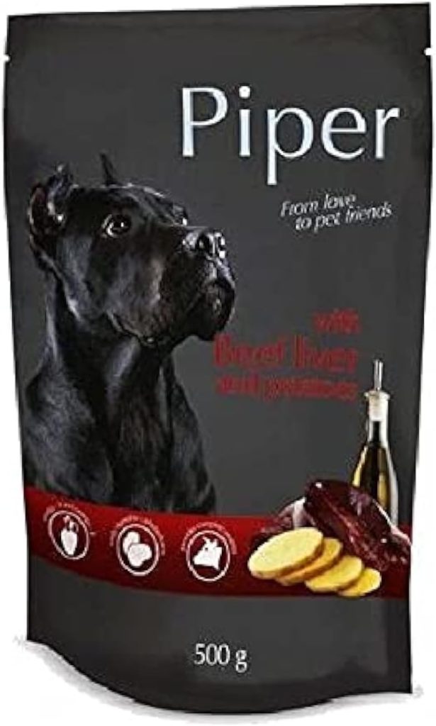 Dolina Noteci Piper Beef Liver & Potatoes Wet Dog Food – 500 g