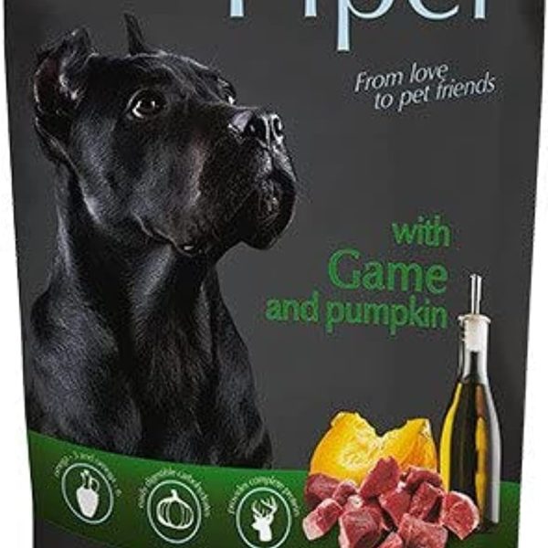 Dolina Noteci Piper Game & Pumpkin Wet Dog Food – 500 g