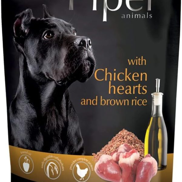 Dolina Noteci Piper Chicken Hearts & Brown Rice Wet Dog Food – 500 g