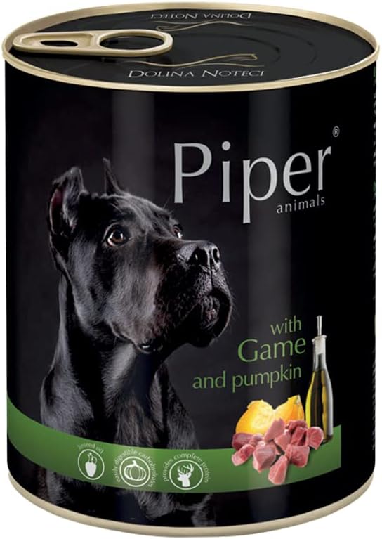 Piper Wet Dog Food with Game & Pumpkin – 800 g