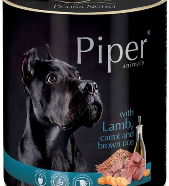 Dolina Noteci Piper Lamb, Carrot & Brown Rice Wet Dog Food – 800 g