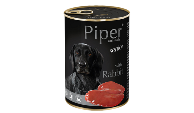 Piper Senior with Rabbit Wet Dog Food – 400 g