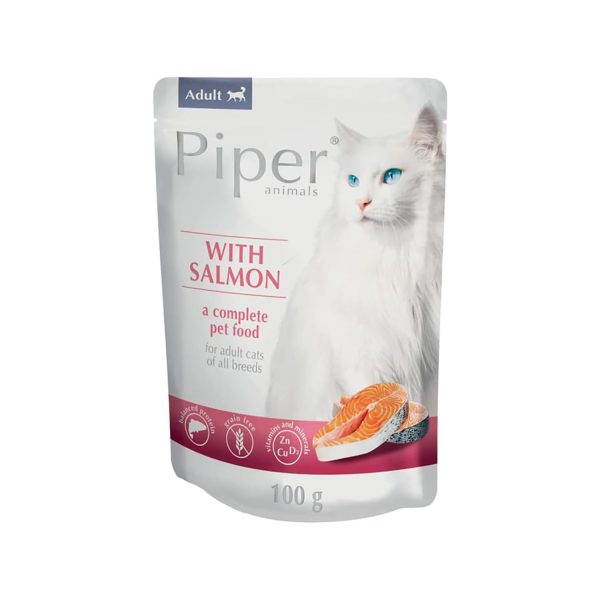 Dolina Noteci Piper Cat Salmon Wet Food – 100 g
