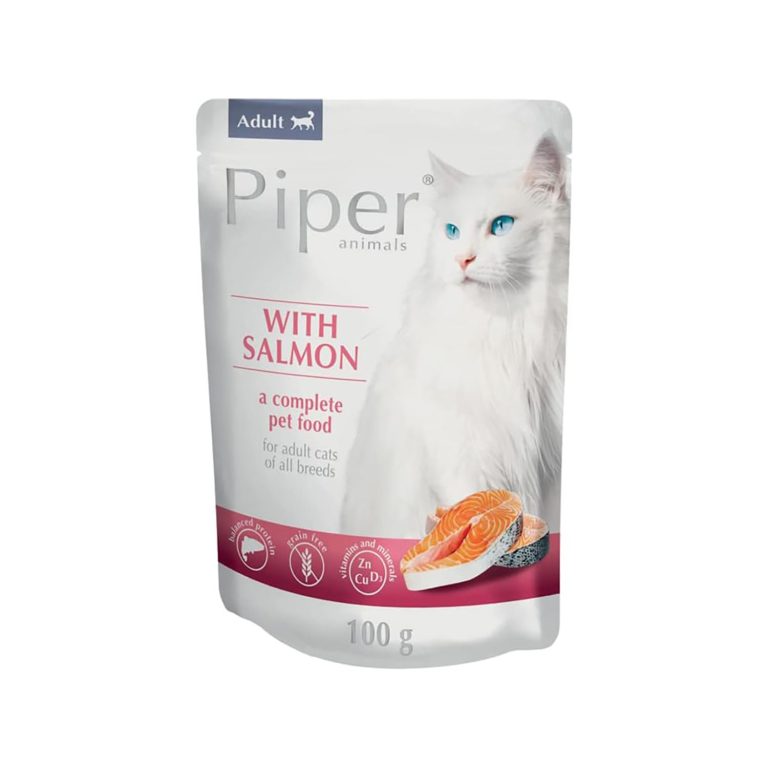 Dolina Noteci Piper Cat Salmon Wet Food – 100 g