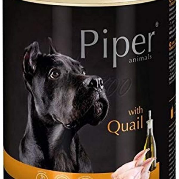 Piper Wet Dog Food with Quail – 800 g