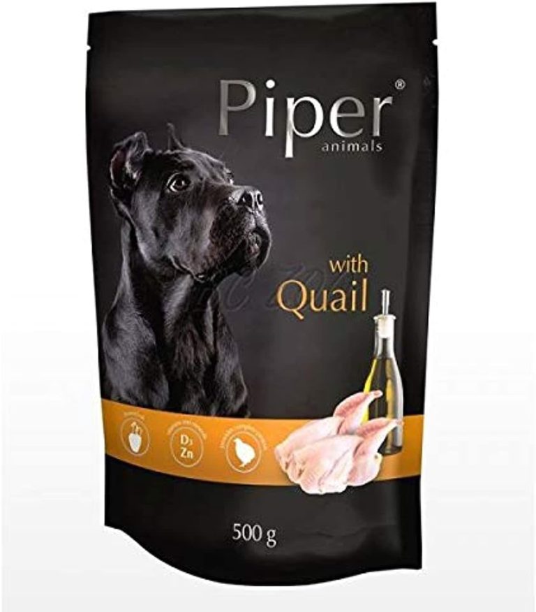 Piper Wet Dog Food with Quail – 500 g