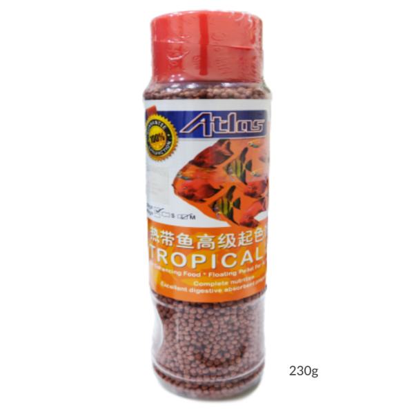 KW Zone Atlas Tropical Pellet Food for Tropical Fish – 230g