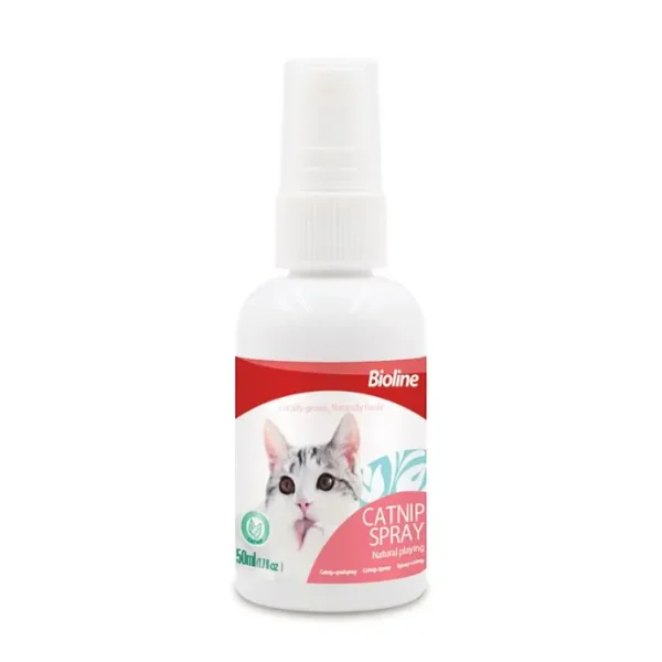 Bioline Catnip Spray – 50ml Natural Cat Attractant