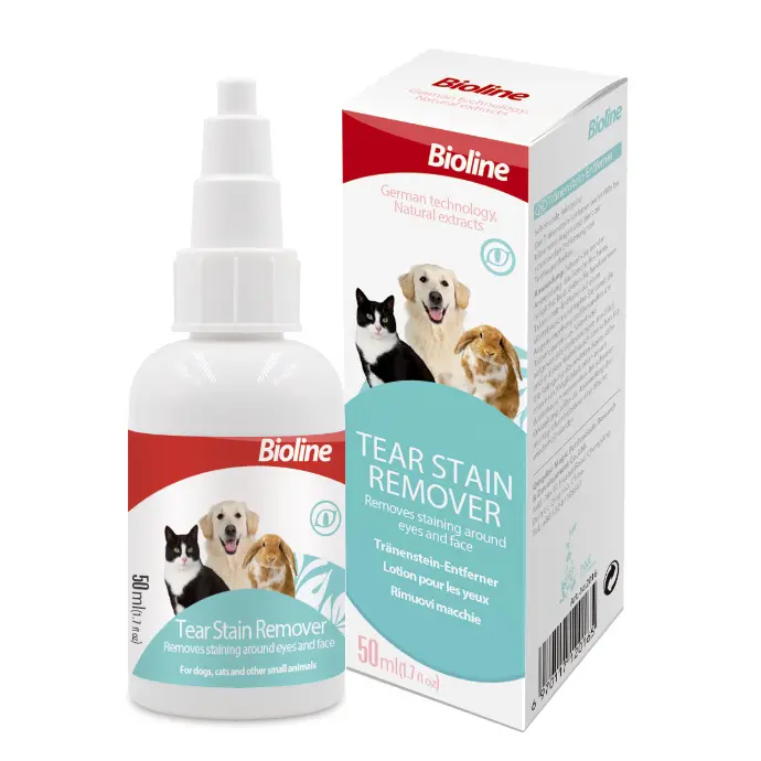 Bioline Tearstain Remover for Dogs, Cats & Small Animals – 50ml