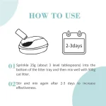 Bioline Cat Litter Deodorizer – Fragrance-Free & Eco-Friendly Odor Control – 425g