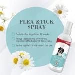 Bioline Flea & Tick Spray for Dogs – 175ml Natural Parasite Control