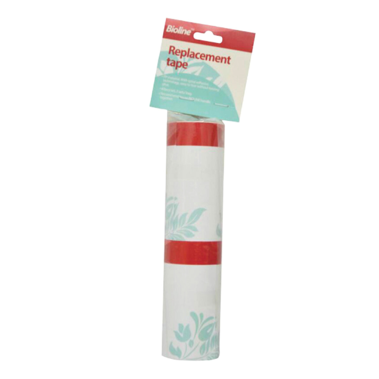 Bioline Pet Roll Replacement Tape 2 rolls 120 sheets white