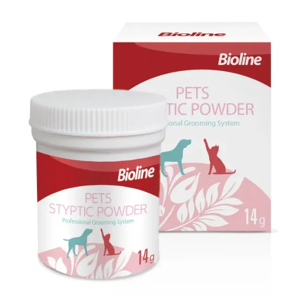 Bioline Pets Blood Stopper Styptic Powder – 14g (For Dogs, Cats & Birds)