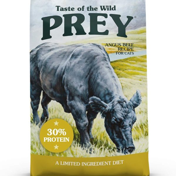 Taste of the Wild Prey Dry Cat Food with Angus Beef 6.8kg bag