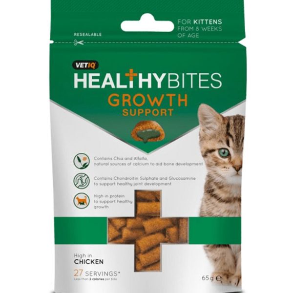 Healthy Bites Growth Support Kitten Treats – 65g