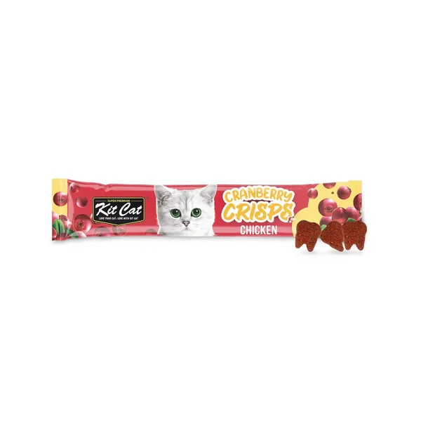 Kit Cat Crisp Chicken & Cranberry Cat Treats – 20g