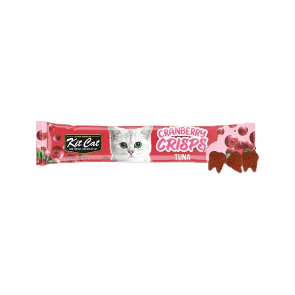 Kit Cat Crisp Cat Treats with Cranberry and Tuna – 20g Pouch