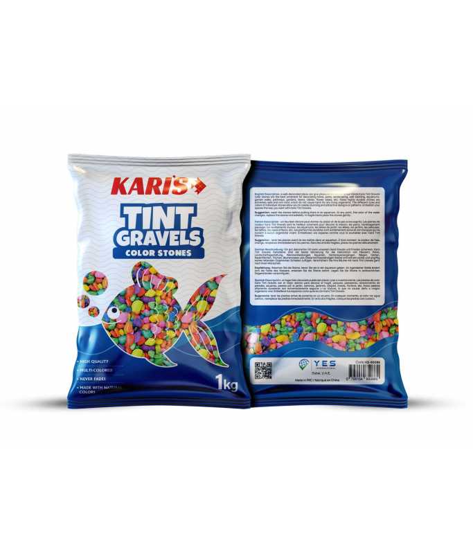 Flake Fish Food Karis Mixed Colored Stones - 1kg