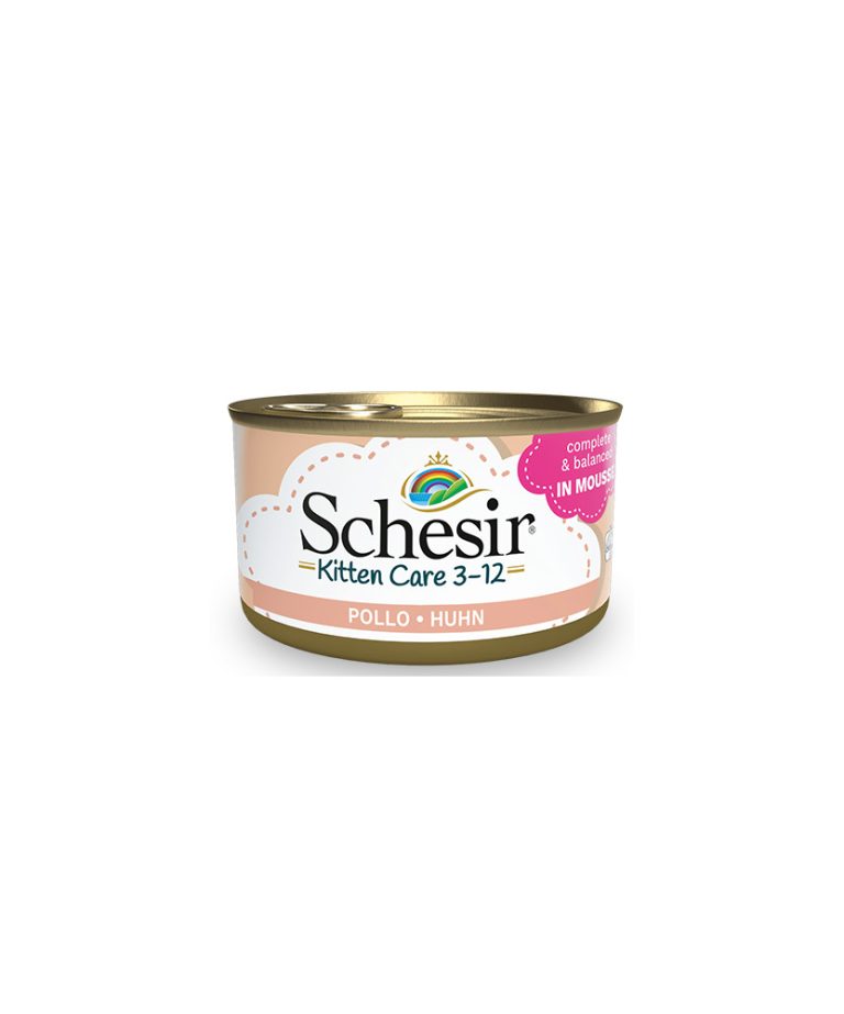 Schesir Wet Food Mousse with Chicken for Kittens 85g
