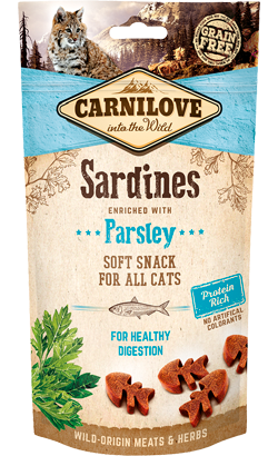 Carnilove Soft Cat Treats with Sardines & Parsley