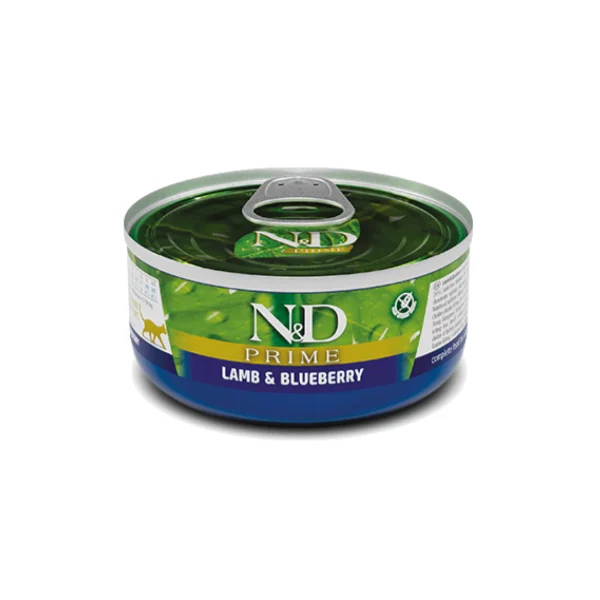 Farmina N&D Prime Lamb & Blueberry Wet Cat Food – 70g