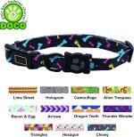 DOCO Loco Dog Collar Small Adjustable (27-37cm)-Orange