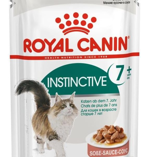 Royal Canin Instinctive 7+ Adult Wet Cat Food in Jelly 85g pouch for senior cats