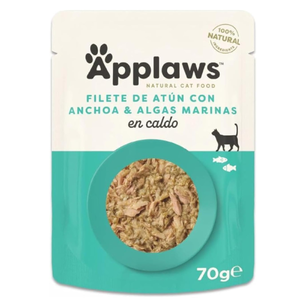 Applaws Tuna with Anchovy Wet Cat Food 70g Pouch