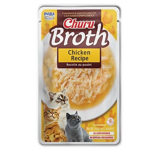 Inaba Churu Chicken Cat Treat in Broth – 40g Pouch