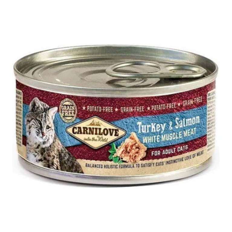 Carnilove Turkey & Salmon Wet Cat Food – 100g