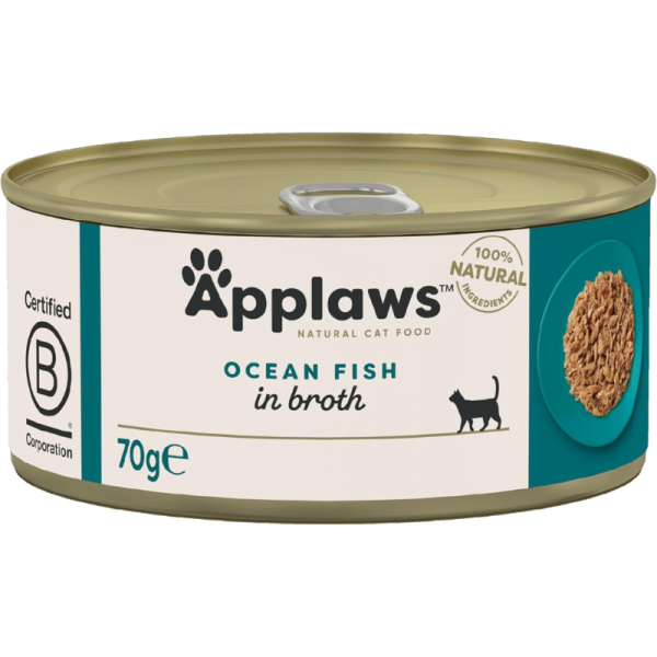 Applaws Natural Wet Cat Food Ocean Fish 70g