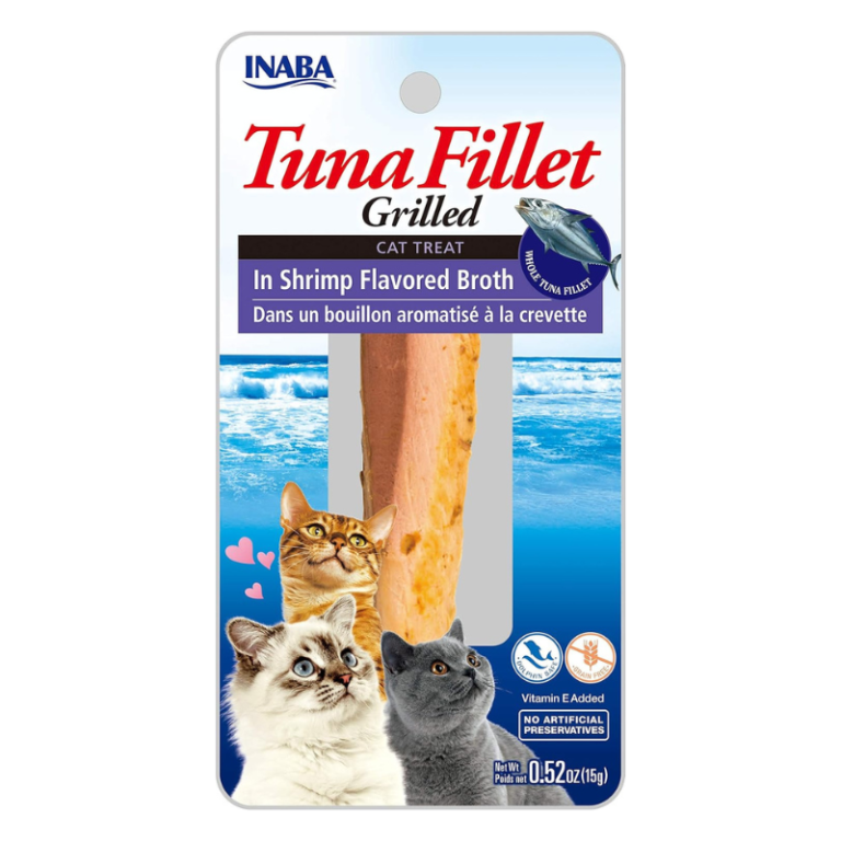 Inaba Grilled Tuna Cat Treat in Shrimp Broth – 15g