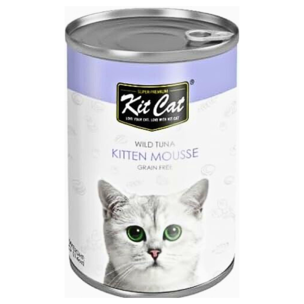 Kit Cat Wild Tuna Kitten Mousse Wet Food - 400G