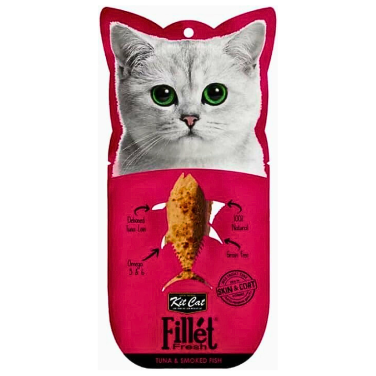 Kit Cat FilletFresh Tuna & Smoked Fish Cat Treats - 30G
