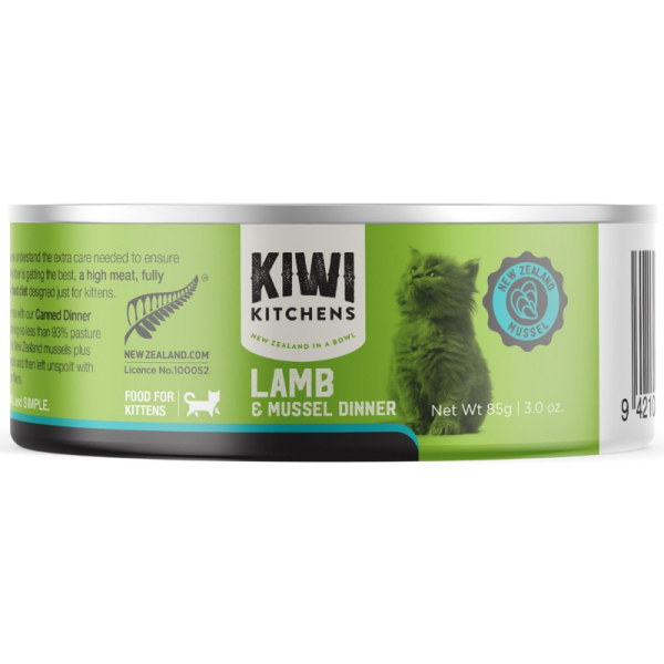 Kiwi Kitchens Lamb & Mussel Wet Kitten Food 170g