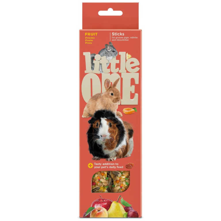 Small Animal Treat – Little One Fruit Sticks for Guinea Pigs, Rabbits & Chinchillas (2x60g)