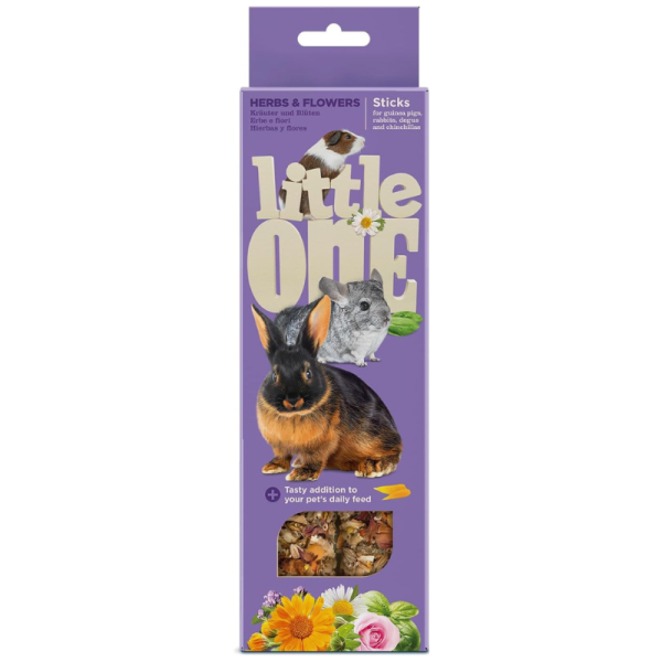 Little One Sticks Rabbit and Small Pet Treats with Herbs 2x55g