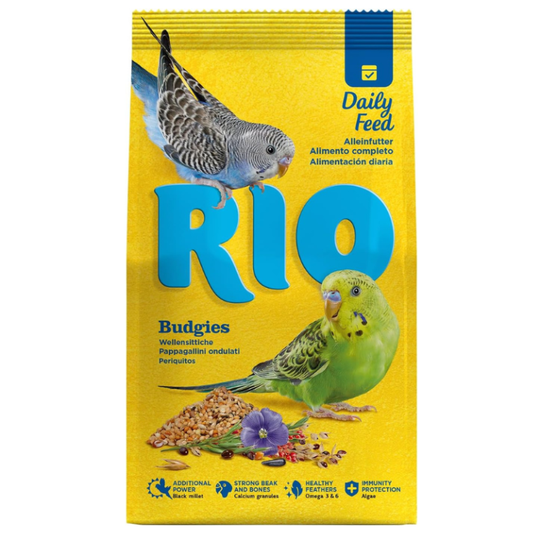 Rio Daily Bird Food for Budgies – Premium Seed Mix 500g