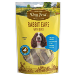 Dog Fest Rabbit Ears With Duck for Adult Dogs,Dog Treats - 90g