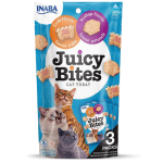 Inaba Cat Treat – Juicy Bites Crab & Scallop 3x11.3g