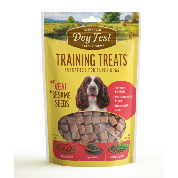 Dog Treat – Dog Fest Veal & Sesame Seeds Training Snacks 90g