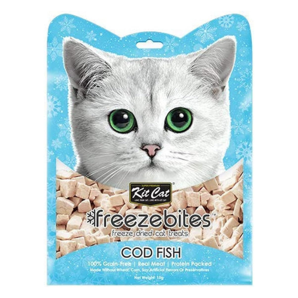 Kit Cat Freeze Bites Cod Fish Cat Treats 15g