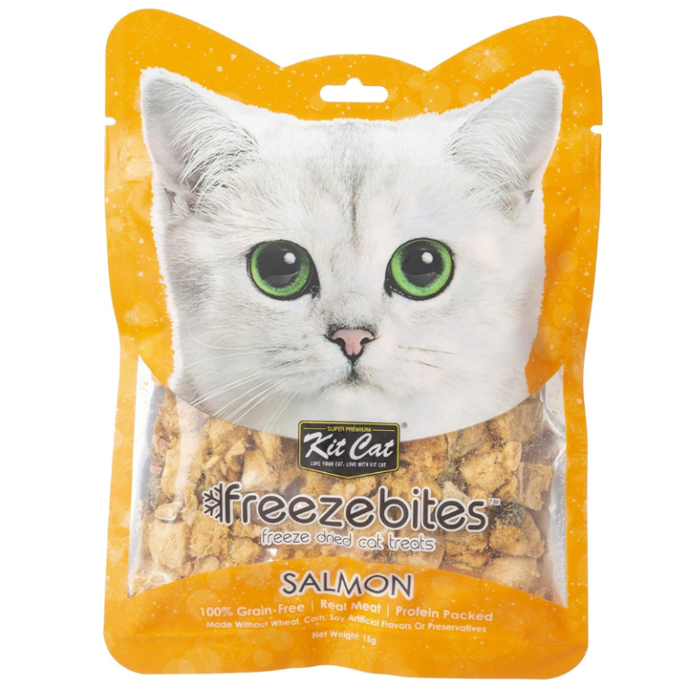 Kit Cat Freeze Bites Salmon Freeze Dried Cat Treats 15G