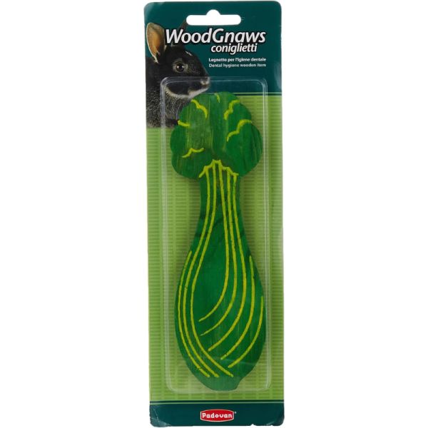 Padovan Woodgnaws Orange Dental Hygiene Toy for Rabbits