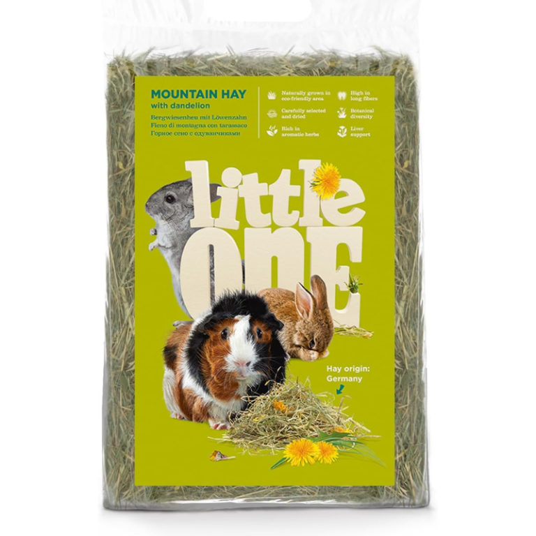 Little One Mountain Hay with Dandelion for Rabbits & Rodents – 400g