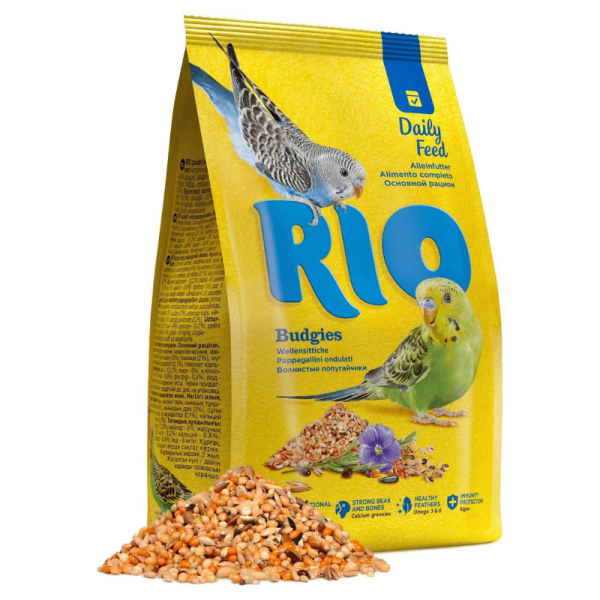 RIO Daily Food for Budgies – 1kg Balanced Bird Seed Mix