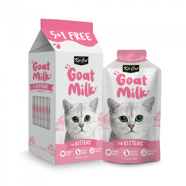Kit Cat Goat Milk for Kittens 300ml (6 x 50ml)