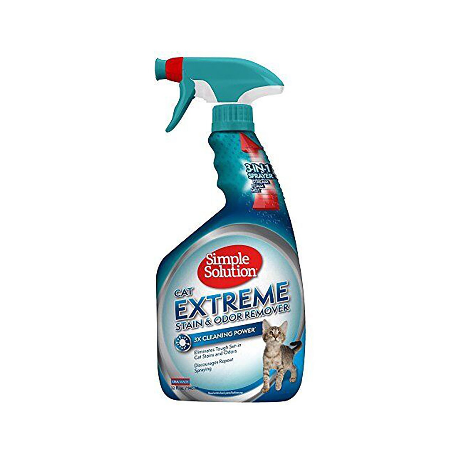 10279106211 Simple Solution Cat Extreme Stain & Odor Remover Spray bottle