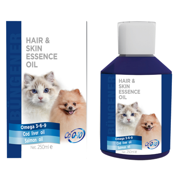 Bungener Hair & Skin Essence Oil for Cats & Dogs – 250ml